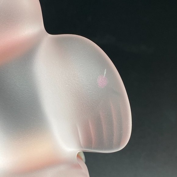 VINTAGE CRISTAL DE SEVRES FRANCE FROSTED CRYSTAL OWL PAPERWEIGHT 3" TALL - Picture 4 of 9